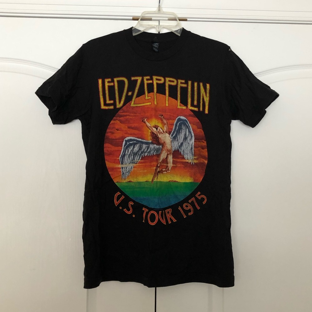 Led Zeppelin Band Black T-Shirt